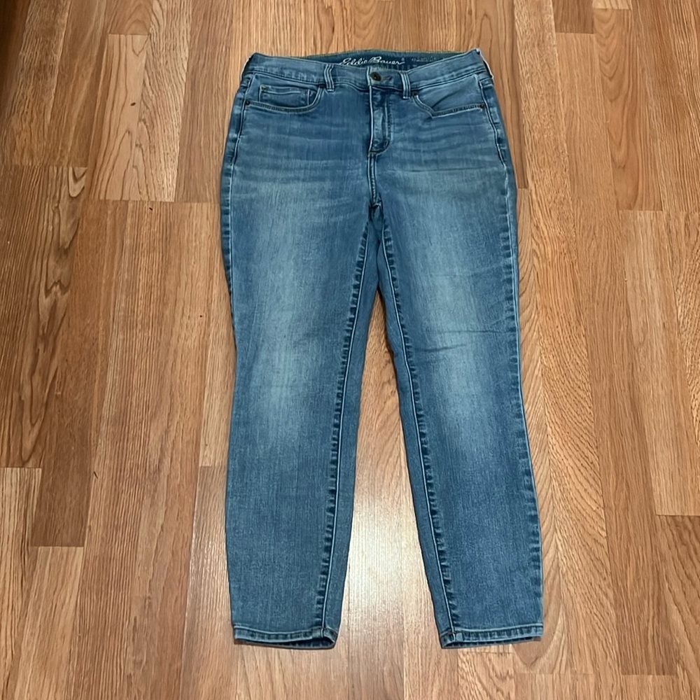 Eddie Bauer Slightly Curvy High Rise Skinny Jeans Sz P6